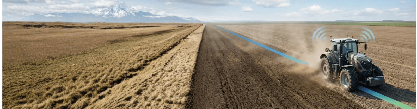 Precision farming in the field
